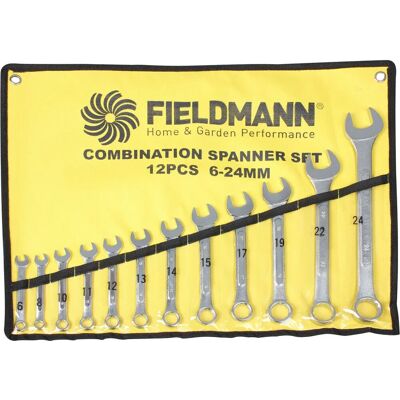 Zestaw narzędzi Fieldmann FDN 1010 - Klucze płasko-oczkowe 6-24mm Zestaw narzędzi Fieldmann FDN 1010 - Klucze płasko-oczkowe 6-24mm