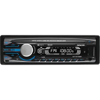 Radio Auto Sencor SCT 5017BMR - Bluetooth, MP3, 30 stations Radio Auto Sencor SCT 5017BMR - Bluetooth, MP3, 30 stations