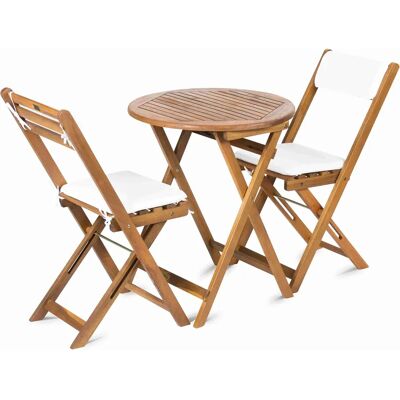 Fieldmann FDZN 4003-T Balkonmöbel-Set - Robust Akazienholz Fieldmann FDZN 4003-T Balkonmöbel-Set - Robust Akazienholz