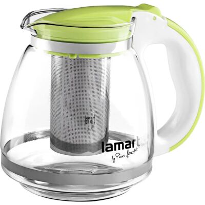 Lamart LT7028 Grüner Glas-Teekessel - Tee-Infuser Lamart LT7028 Grüner Glas-Teekessel - Tee-Infuser