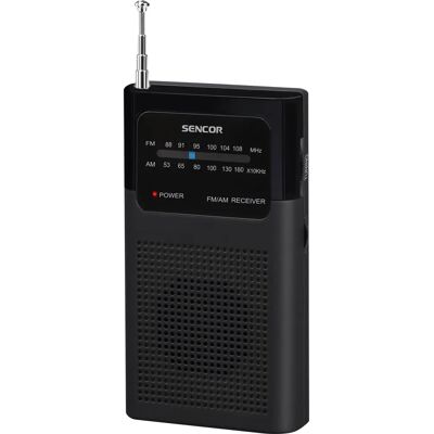 Sencor SRD 1100 B - Přenosné rádio - FM/AM analogové černé Sencor SRD 1100 B - Přenosné rádio - FM/AM analogové černé