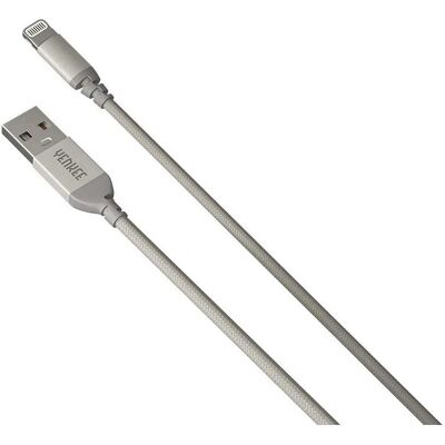 Yenkee USB 2.0 Lightning Synchronisations- und Ladekabel - 1m Silber Yenkee USB 2.0 Lightning Synchronisations- und Ladekabel - 1m Silber