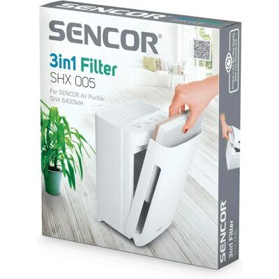Filtr pro Čističku vzduchu SENCOR SHA 6400WH - HEPA a Aktivní uhlí Filtr pro Čističku vzduchu SENCOR SHA 6400WH - HEPA a Aktivní uhlí
