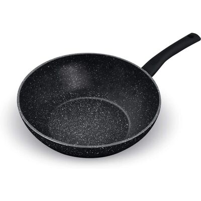 Lamart LT1144 Rock Wok Pfanne - 28cm langlebig Aluminium Lamart LT1144 Rock Wok Pfanne - 28cm langlebig Aluminium