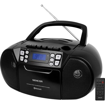 Sencor SPT 3907 B Tragbares Stereo-System - FM Radio & MP3 Sencor SPT 3907 B Tragbares Stereo-System - FM Radio & MP3
