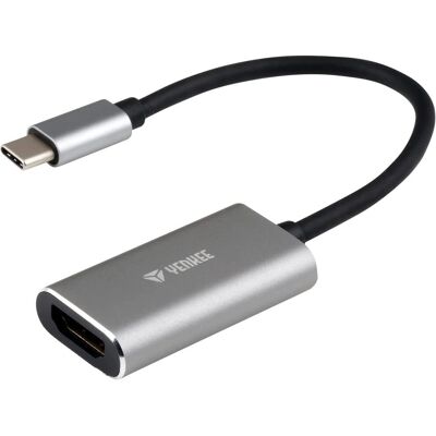 Yenkee USB-C HDMI Átalakító - Szürke - 4K Támogatás Yenkee USB-C HDMI Átalakító - Szürke - 4K Támogatás
