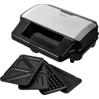 Sencor 9940ss - 4-in-1 Sandwich Maker - Stahl Sencor 9940ss - 4-in-1 Sandwich Maker - Stahl