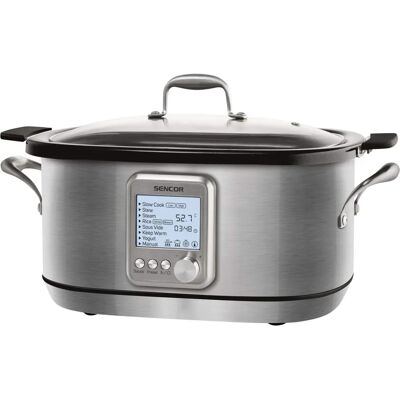 SENCOR Pomalu vařič - 7L, 1250W - Stříbrný SENCOR Pomalu vařič - 7L, 1250W - Stříbrný