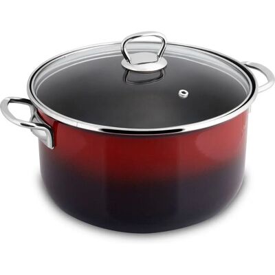 Lamart LT1183 Rote/Schwarze Antihaft-Kochgeschirr - 4,3L Lamart LT1183 Rote/Schwarze Antihaft-Kochgeschirr - 4,3L