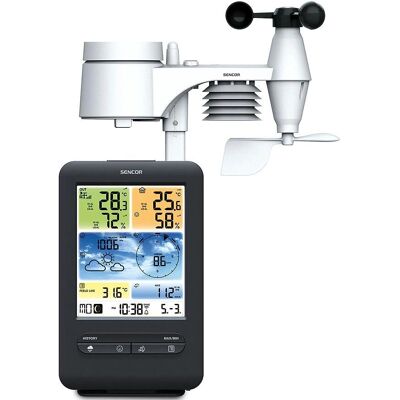 Sencor SWS 9898 Wetterstation - Mehrfarbig 5,4-Zoll LCD Sencor SWS 9898 Wetterstation - Mehrfarbig 5,4-Zoll LCD