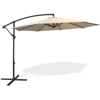 FIELDMANN FDZN 5103 - Kulatý slunečník 3m krémový FIELDMANN FDZN 5103 - Kulatý slunečník 3m krémový