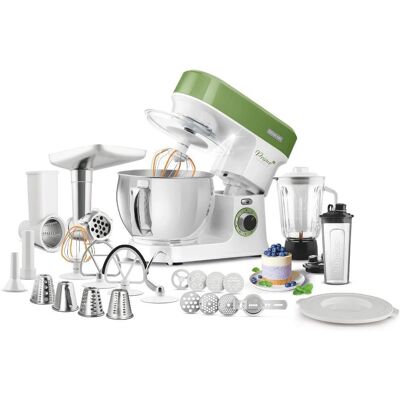 Sencor Sencor PLANETARY ROBOT STM 3780GG - Robot de cuisine, 1200W, vert, bol 5L - Publicité Sencor Sencor PLANETARY ROBOT STM 3780GG - Robot de cuisine, 1200W, vert, bol 5L - Publicité