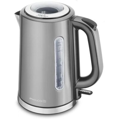 Rychlovarná konvice Philco 1,7L - Nerezová ocel, Automatické vypnutí, 360° základna Rychlovarná konvice Philco 1,7L - Nerezová ocel, Automatické vypnutí, 360° základna
