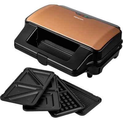 SENCOR - SSM 9976GD - 4-in-1 - grill panini - opiekacz do kanapek SENCOR - SSM 9976GD - 4-in-1 - grill panini - opiekacz do kanapek