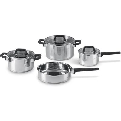 Lamart LT1119 Edelstahl Kochgeschirr-Set - 7 Stück Lamart LT1119 Edelstahl Kochgeschirr-Set - 7 Stück