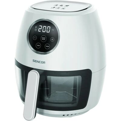 Friteuse à Air Sencor SFR 5340WH Blanc 1300 W 3,5 L Friteuse à Air Sencor SFR 5340WH Blanc 1300 W 3,5 L