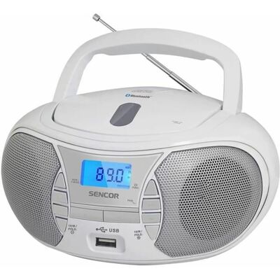 SENCOR SPT 2700 Weiß Bluetooth CD-Player - Boombox SENCOR SPT 2700 Weiß Bluetooth CD-Player - Boombox