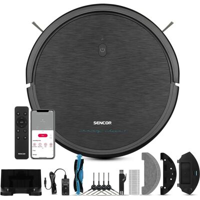 Sencor SRV 3160TQ - Robot Aspirateur et Mop - Smart Room, App, 2-en-1 Sencor SRV 3160TQ - Robot Aspirateur et Mop - Smart Room, App, 2-en-1
