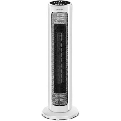 Sencor bílý keramický věžový ohřívač - 2000W, Wi-Fi, dálkové, 3 režimy Sencor bílý keramický věžový ohřívač - 2000W, Wi-Fi, dálkové, 3 režimy