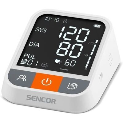 Sencor SBP 1500 Blutdruckmesser - Oszillometrisch, Bluetooth, Wi-Fi Sencor SBP 1500 Blutdruckmesser - Oszillometrisch, Bluetooth, Wi-Fi