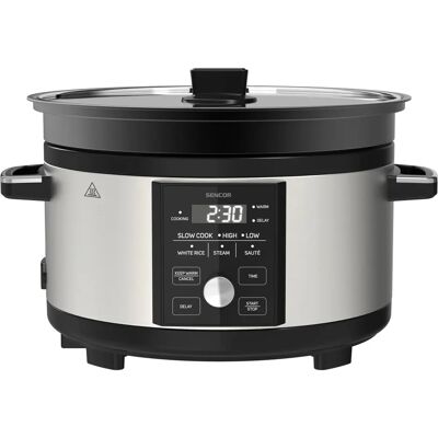 Sencor SPR 5520SS Slow Cooker - 5,5 L - Grau / Schwarz Sencor SPR 5520SS Slow Cooker - 5,5 L - Grau / Schwarz