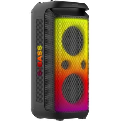 Sencor Partycon Boost Tragbarer Lautsprecher - 250W, Bluetooth, Lichter, Karaoke Sencor Partycon Boost Tragbarer Lautsprecher - 250W, Bluetooth, Lichter, Karaoke