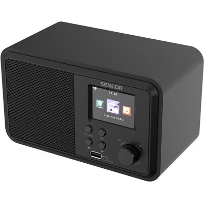 Sencor Vezeték nélküli Internet Rádió - 4W, Wi-Fi, FM, DAB+, USB, LCD Sencor Vezeték nélküli Internet Rádió - 4W, Wi-Fi, FM, DAB+, USB, LCD