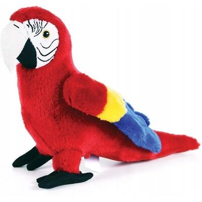 Rappa Papuga Pluszowa Zabawka - 24cm - Ekologiczna Rappa Papuga Pluszowa Zabawka - 24cm - Ekologiczna