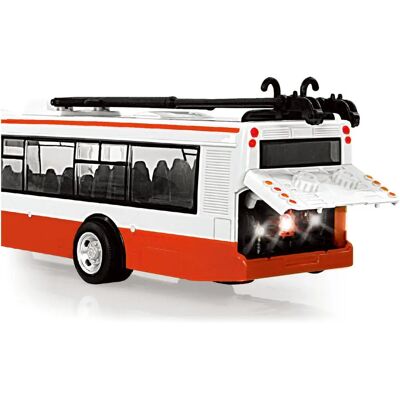 Model Trolejbus Rappa z Czeskimi Ogłoszeniami - 28cm Model Trolejbus Rappa z Czeskimi Ogłoszeniami - 28cm
