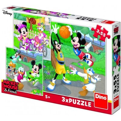 Micky Maus 3-in-1 Puzzle - Kinder 5-8 Micky Maus 3-in-1 Puzzle - Kinder 5-8