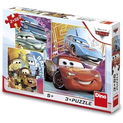 Dino Autos Freunde Puzzle - 55 Teile Dino Autos Freunde Puzzle - 55 Teile