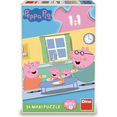 Peppa Pig Großes Bodenpuzzle - 24 Maxi-Teile für Kinder Peppa Pig Großes Bodenpuzzle - 24 Maxi-Teile für Kinder