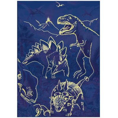 Monde des Dinosaures XL 100 Pièces - Puzzle - Publicité Monde des Dinosaures XL 100 Pièces - Puzzle - Publicité
