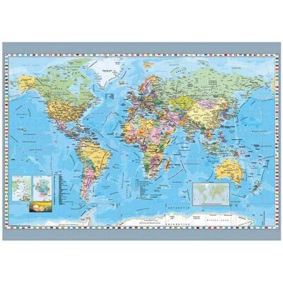 Puzzle Dino Carte politique du monde - 1000 pièces - Publicité Puzzle Dino Carte politique du monde - 1000 pièces - Publicité