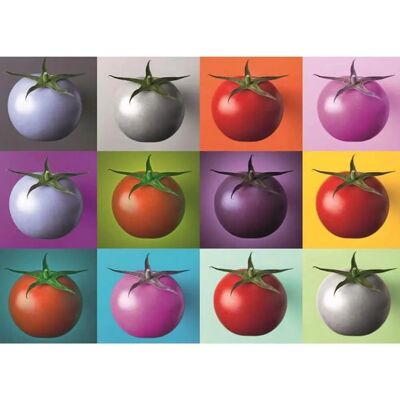 Dino Puzzle Pop Art - Tomates 1000 Pièces - Publicité Dino Puzzle Pop Art - Tomates 1000 Pièces - Publicité