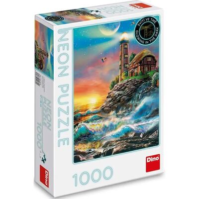 Puzzle Phare Dino - Phosphorescent, 1000 pièces Puzzle Phare Dino - Phosphorescent, 1000 pièces