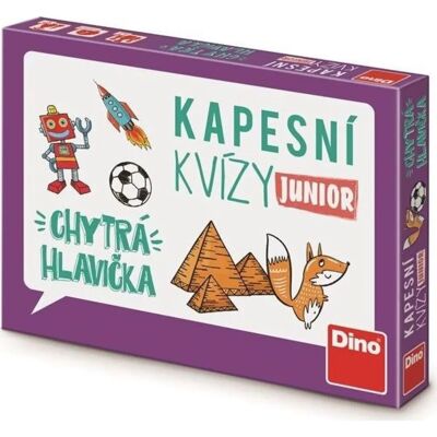 Dino VRECKOVÉ KVÍZY JUNIOR - Jeu Éducatif - Publicité Dino VRECKOVÉ KVÍZY JUNIOR - Jeu Éducatif - Publicité