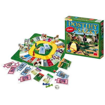DINO Pferderennen und Wetten Junior - Kinderspiel DINO Pferderennen und Wetten Junior - Kinderspiel