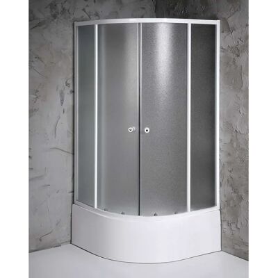 Aqualine - Arlen - 80x80 cm - Mattglas - Duschkabine Aqualine - Arlen - 80x80 cm - Mattglas - Duschkabine