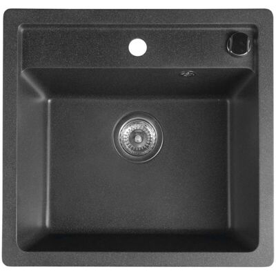 SAPHO - GR1034 - 53x50 cm - negru - Chiuvetă SAPHO - GR1034 - 53x50 cm - negru - Chiuvetă