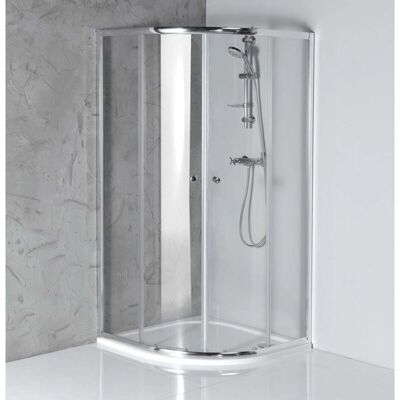 AQUALINE Arleta HLS900Y - 90x90 - Cromă - Sticlă clară - Cabina de duș AQUALINE Arleta HLS900Y - 90x90 - Cromă - Sticlă clară - Cabina de duș