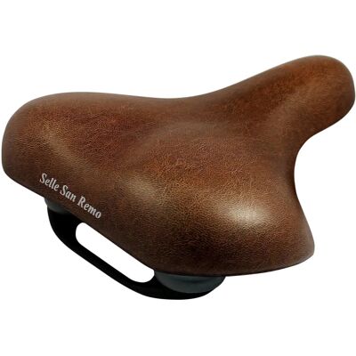 Selle San Remo Vienna Fahrradsattel mit Griff - Braun Selle San Remo Vienna Fahrradsattel mit Griff - Braun