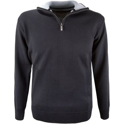 Kama Bjørn Merino Pullover - Schwarz - Sweater Kama Bjørn Merino Pullover - Schwarz - Sweater