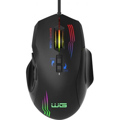 Souris Gaming Winner Group WG1 - 7200 DPI Ergonomique RGB - Publicité Souris Gaming Winner Group WG1 - 7200 DPI Ergonomique RGB - Publicité