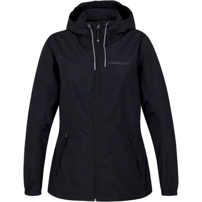 Chaqueta impermeable Hannah Goldie Negra - Mujer Chaqueta impermeable Hannah Goldie Negra - Mujer