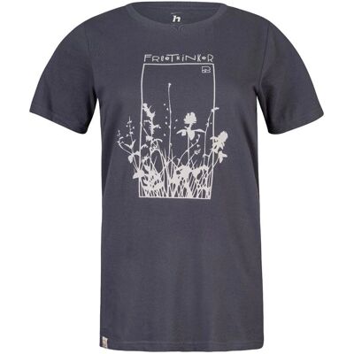 Hannah Chucki Camiseta de Algodón Gris de Manga Corta - Mujer Hannah Chucki Camiseta de Algodón Gris de Manga Corta - Mujer
