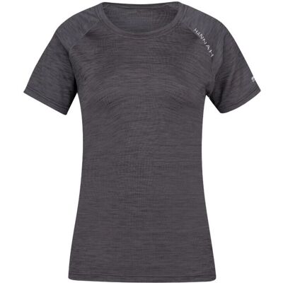 Hannah Shelly II T-Shirt Noir - Coupe Sportive - Publicité Hannah Shelly II T-Shirt Noir - Coupe Sportive - Publicité