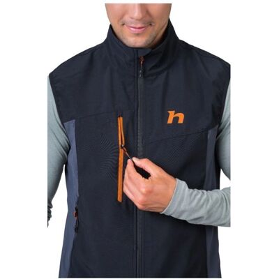 Hannah Carsten Zwart heren gilet Hannah Carsten Zwart heren gilet