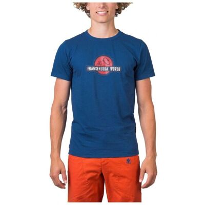 T-Shirt Blu Rafiki Arcos - Arrampicata - Uomo T-Shirt Blu Rafiki Arcos - Arrampicata - Uomo