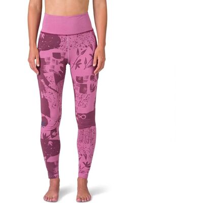 Rafiki Ceillac Womens Pink Leggings - Leggings Rafiki Ceillac Womens Pink Leggings - Leggings
